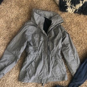 Lands End windbreaker jacket with light fleece